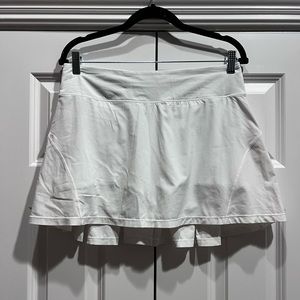 Lululemon Circuit Breaker Skirt White 8 L
